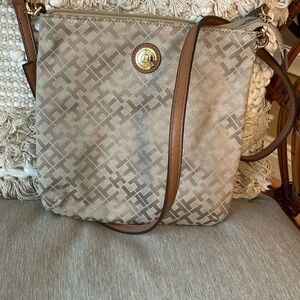 Tommy Hilfiger cross over bag with adjustable straps around 9 1/2 W/L
